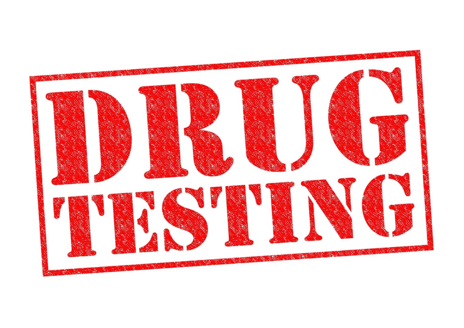 Drug Testing stamp
